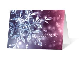 Ice Flare 2020 corporate holiday print greeting card thumbnail