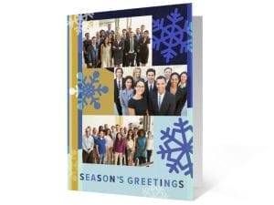 Photo Flow 2020 corporate holiday print greeting card thumbnail