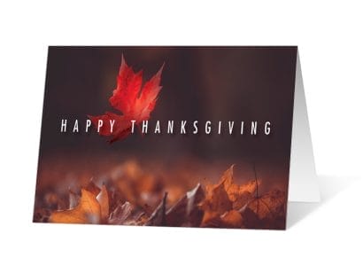 2021 Leafy Holiday Print Card Thumbnail