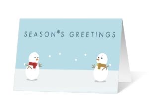 Snowball Fight corporate holiday print thumbnail