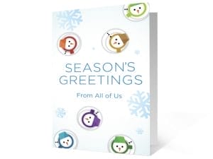 Snowman Walts corporate holiday print thumbnail