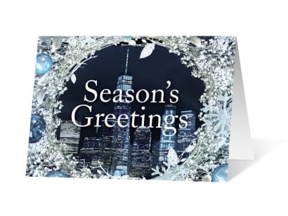 Extended Wreath corporate holiday print thumbnail
