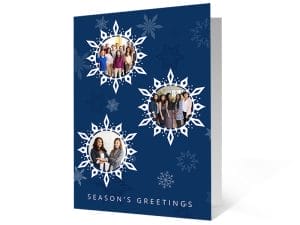 Snowflake Feature Holiday Print Card Thumbnail