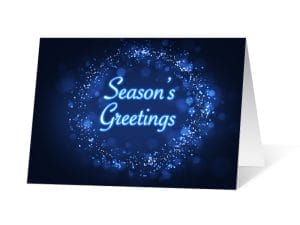 Sparkle Stream Holiday Print Card Thumbnail