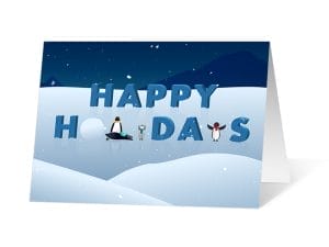 Teamwork Holiday Print Card Thumbnail