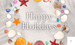 Beach Wreath corporate holiday ecard thumbnail