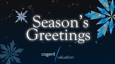 Cogent Valuation 2022 corporate holiday ecard thumbnail