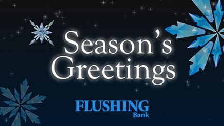 Flushing Bank 2022 corporate holiday ecard thumbnail
