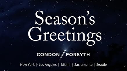 Condon Forsyth (2022) corporate holiday ecard thumbnail