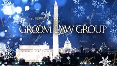 2021 Groom Law Group corporate holiday ecard thumbnail