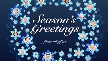 2021 Snowflake Wreath corporate holiday ecard thumbnail