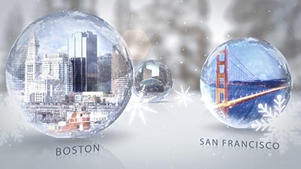 2021 Glass Orbs corporate holiday ecard thumbnail