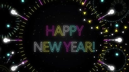 2021 Merry & Bright New Year Ecard