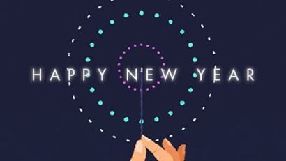2020 Sparkling New Year corporate holiday ecard thumbnail