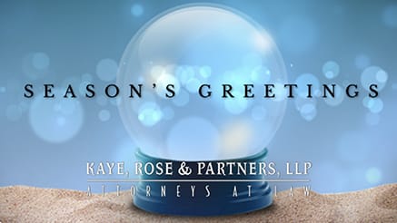 Kaye, Rose & Partners, LLP (2019) corporate holiday ecard thumbnail