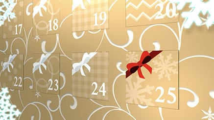 2019 Advent-Gold corporate holiday ecard thumbnail