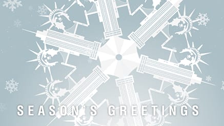 2019 Paper Snowflakes corporate holiday ecard thumbnail