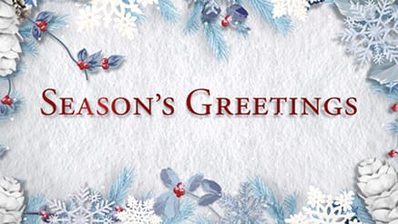 2018 Peaceful Greetings corporate holiday ecard thumbnail