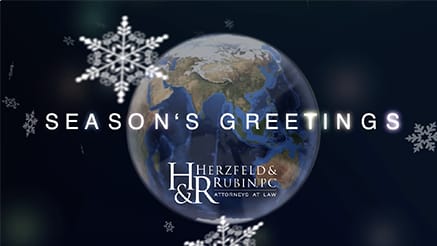 Herzfeld & Rubin (2017) corporate holiday ecard thumbnail