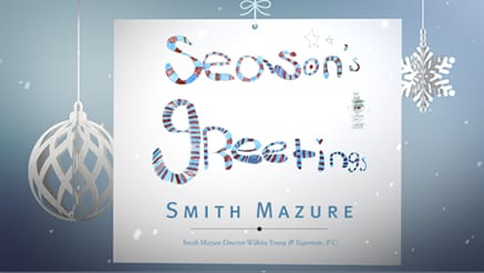 Smith Mazure (2017) corporate holiday ecard thumbnail
