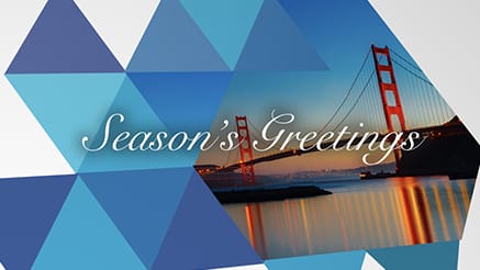 2017 Geometric Greetings corporate holiday ecard thumbnail