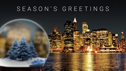 2017 City Snow Globe corporate holiday ecard thumbnail