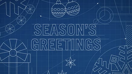 2017 Holiday Blueprint corporate holiday ecard thumbnail