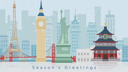 2017 Landmark Holidays corporate holiday ecard thumbnail