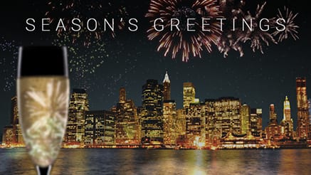 Champagne City corporate holiday ecard thumbnail