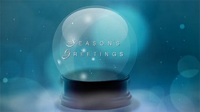 Snow Globe Wishes corporate holiday ecard thumbnail