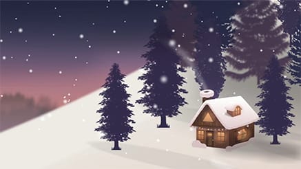 Cabin in the Woods corporate holiday ecard thumbnail