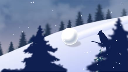 Snowball corporate holiday ecard thumbnail