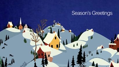 Winter Village corporate holiday ecard thumbnail