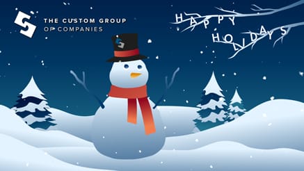 The Custom Group 2022 corporate holiday ecard thumbnail