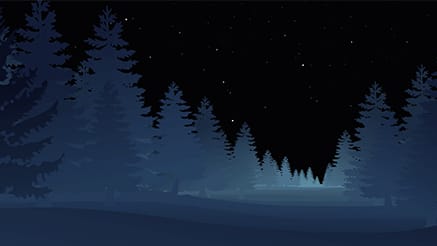 Forest Night corporate holiday ecard thumbnail