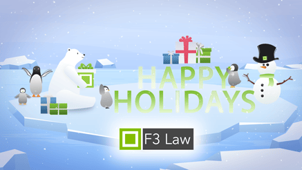 2022 F3 Law Escapades corporate holiday ecard thumbnail