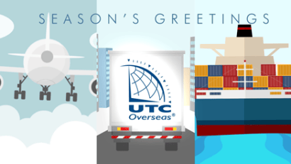 2022 UTC Overseas Delivering Happiness corporate holiday ecard thumbnail