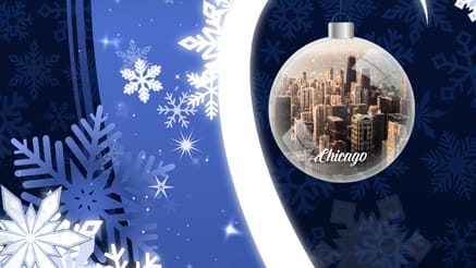 Snowflake Tree corporate holiday ecard thumbnail