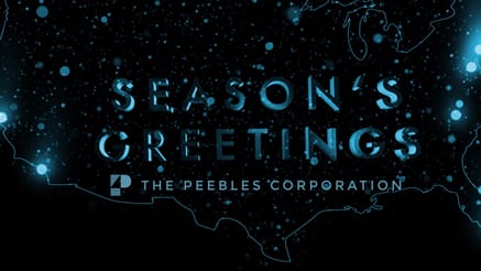 The Peebles 2020 corporate holiday ecard thumbnail