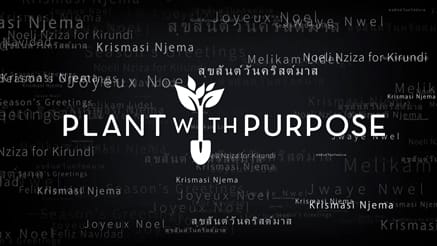 Plant with Purpose 2020 corporate holiday ecard thumbnail