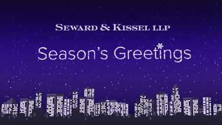 Seward Kissel 2020 corporate holiday ecard thumbnail