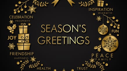 Elegant Wish corporate holiday ecard thumbnail