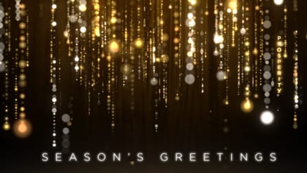 Glittering Wishes corporate holiday ecard thumbnail