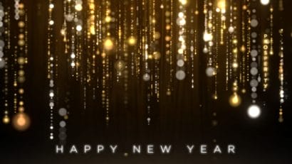 Glittering Wishes new year corporate holiday ecard thumbnail