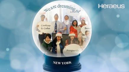 Heraeus 2016 corporate holiday ecard thumbnail