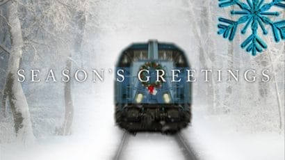 Snowy Train corporate holiday e-card thumbnail