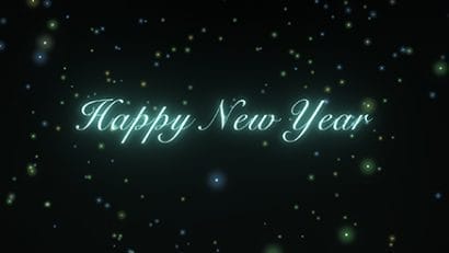 Neon New Year corporate holiday Ecard thumbnail